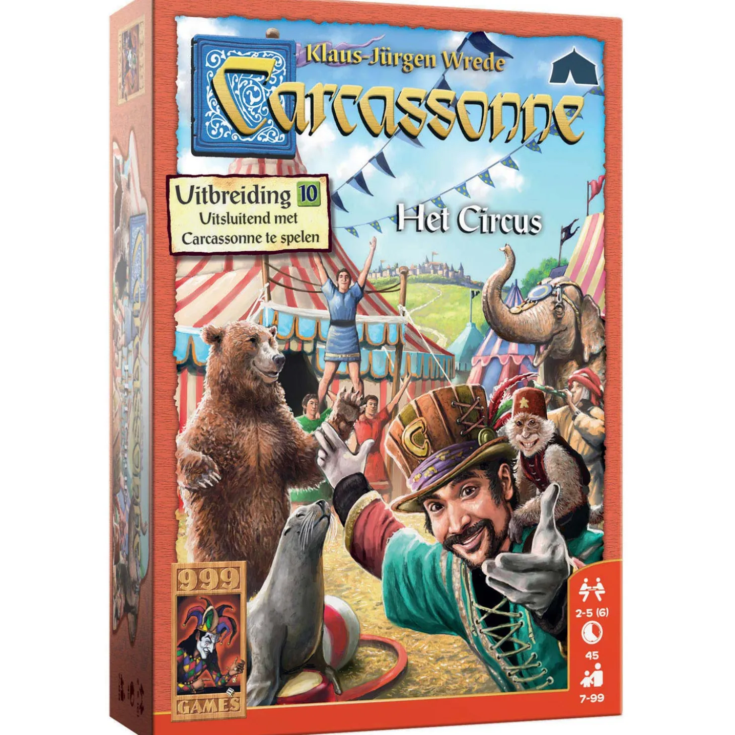 999 Games Carcassonne - Het Circus Bordspel