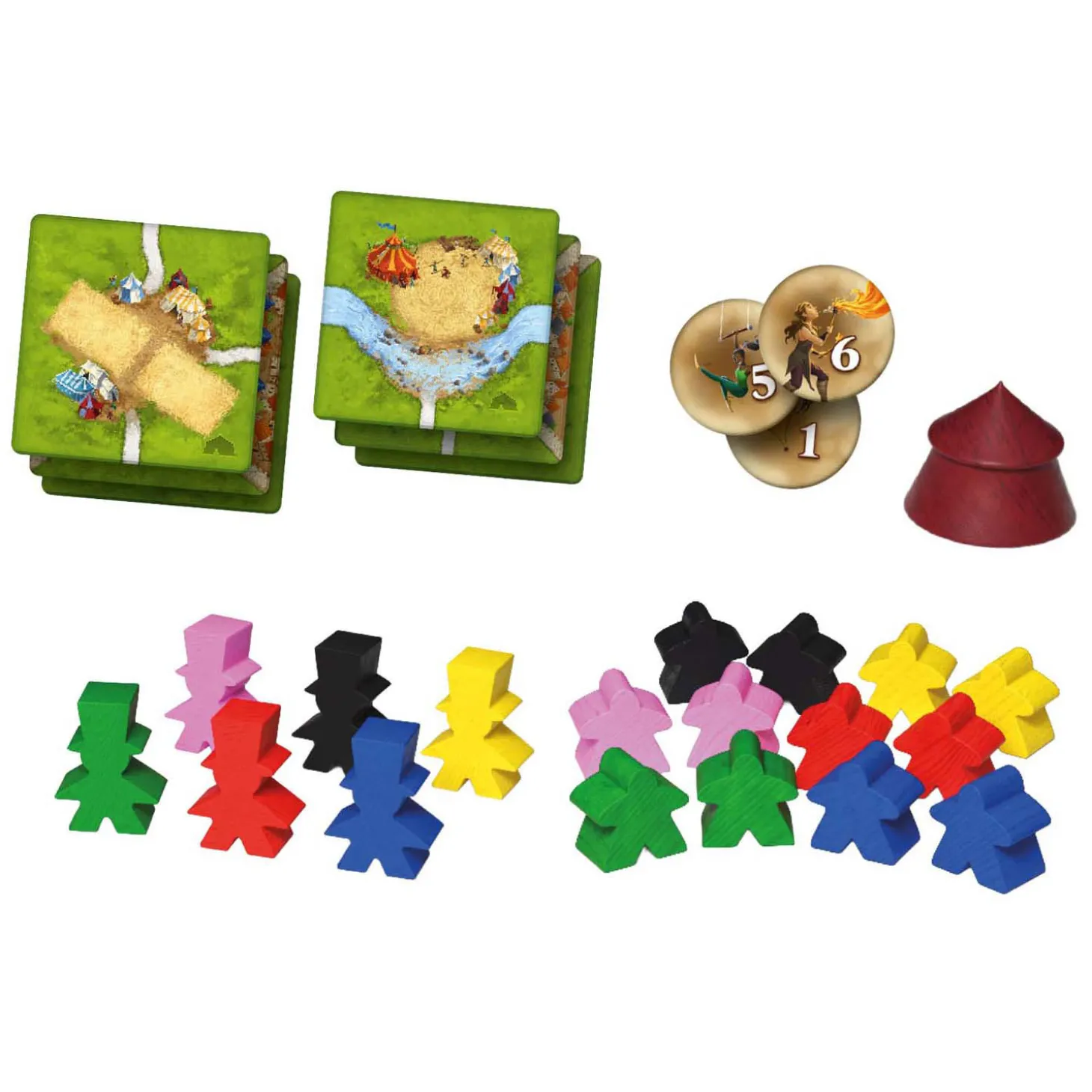 999 Games Carcassonne Circus & Artiesten Uitbreiding