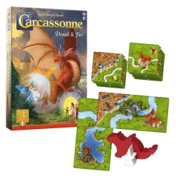 999 Games Carcassonne Draak & Fee Uitbreiding