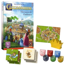 999 Games Carcassonne Toernooien & Emblemen Uitbreiding