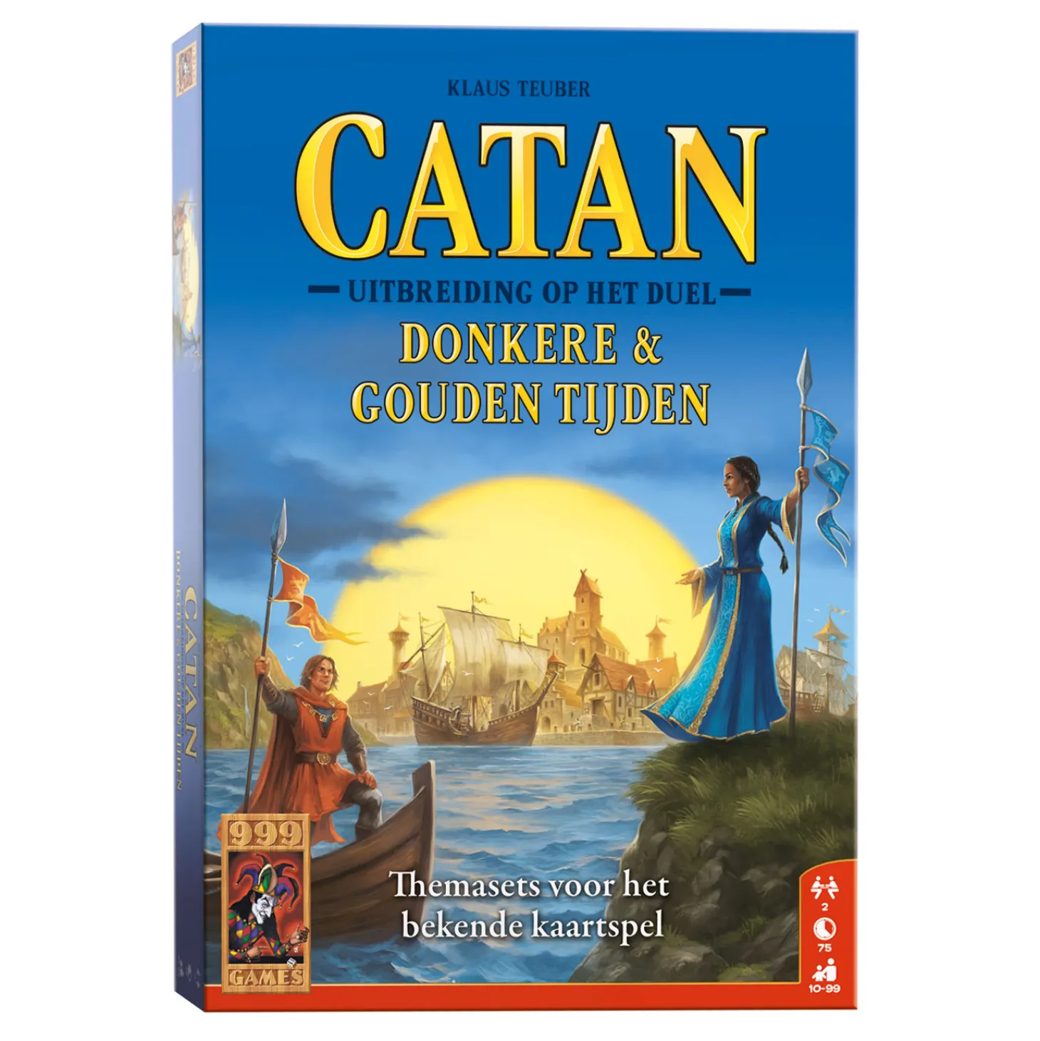 999 Games Catan: Het Duel - Donkere & Gouden Tijden Bordspel