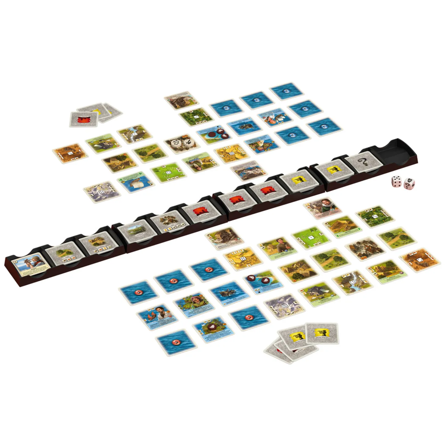 999 Games Catan: Het Duel - Donkere & Gouden Tijden Bordspel
