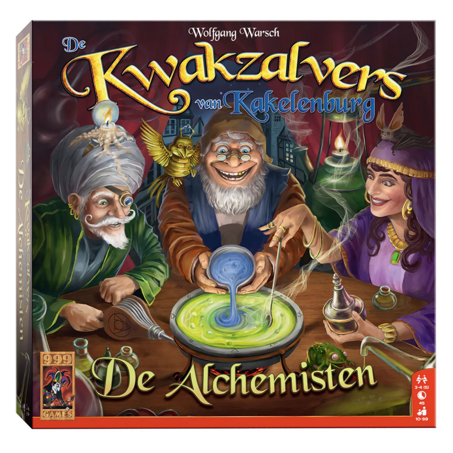 999 Games De Kwakzalvers van Kakelenburg: De Alchemisten Uitbreiding Bordspel