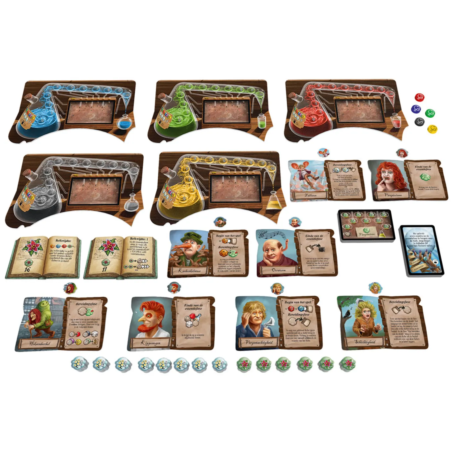 999 Games De Kwakzalvers van Kakelenburg: De Alchemisten Uitbreiding Bordspel