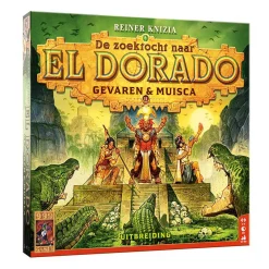 999 Games De Zoektocht naar El Dorado: Gevaren & Muisca Uitbreiding Bordspel