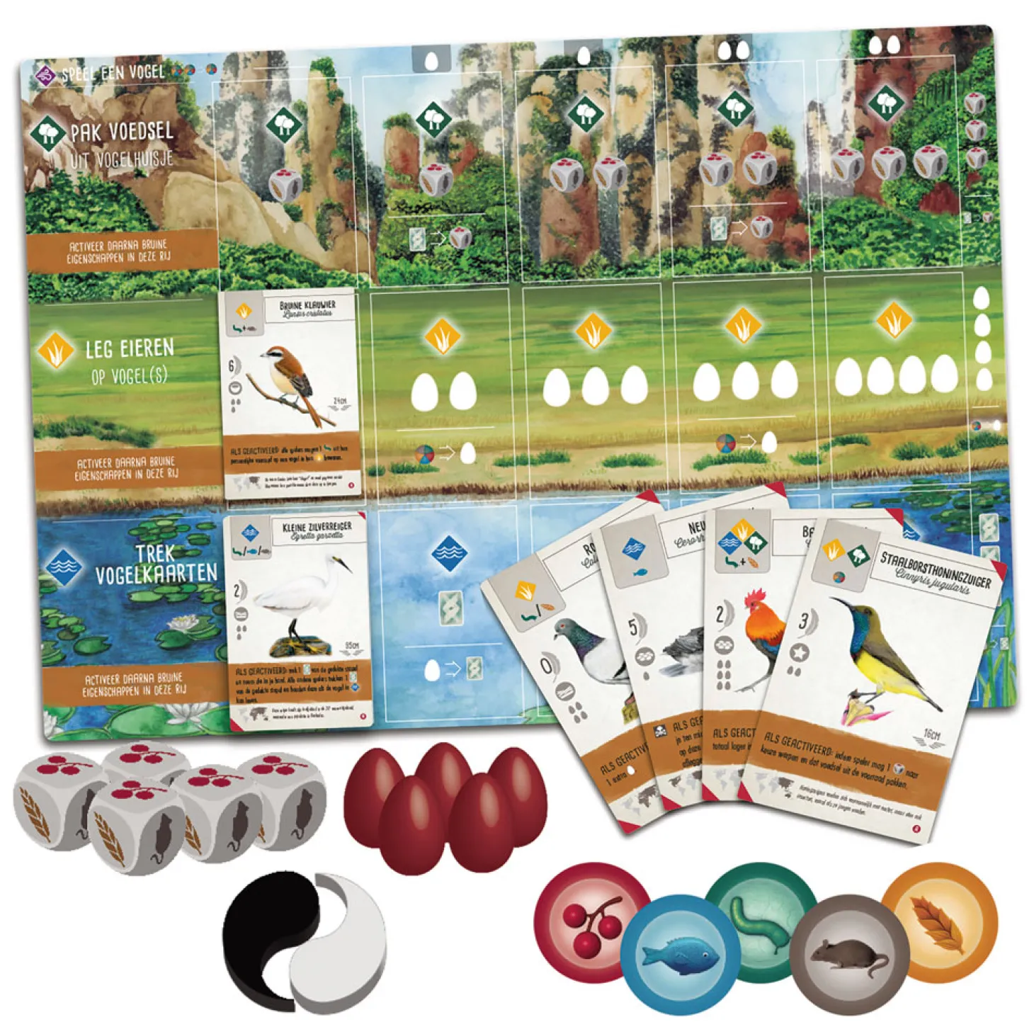 999 Games Wingspan uitbreiding: Azie Bordspel