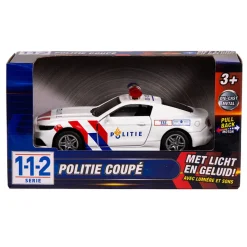 112 Politie Auto Sportwagen 1:36 met Licht en Geluid