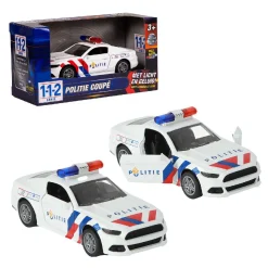 112 Politie Auto Sportwagen 1:36 met Licht en Geluid