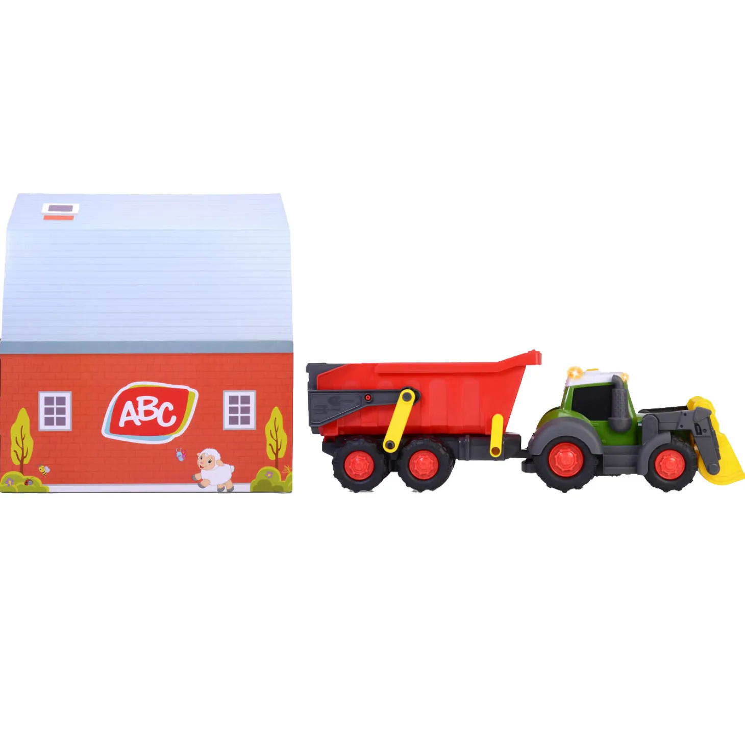 ABC Fendti Tractor met Aanhanger en Boerderij