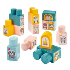 Abrick Dierentrein met Bouwblokken, 51dlg.