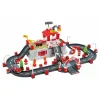 Abrick Ecoiffier Bouwset - Brandweer Speelton met Deksel als Speelbasis - Accessoires voor Mini-Stad - Vanaf 18 mnd - 117 dlg.