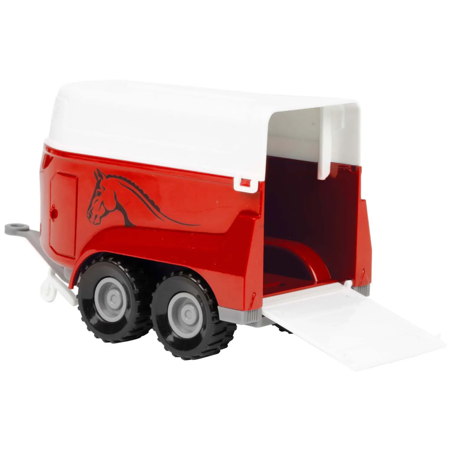 Ackers Ville Tractor en Trailer met Licht en Geluid, 10cm