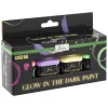 Acrylverf Glow in the Dark, 4x60ml