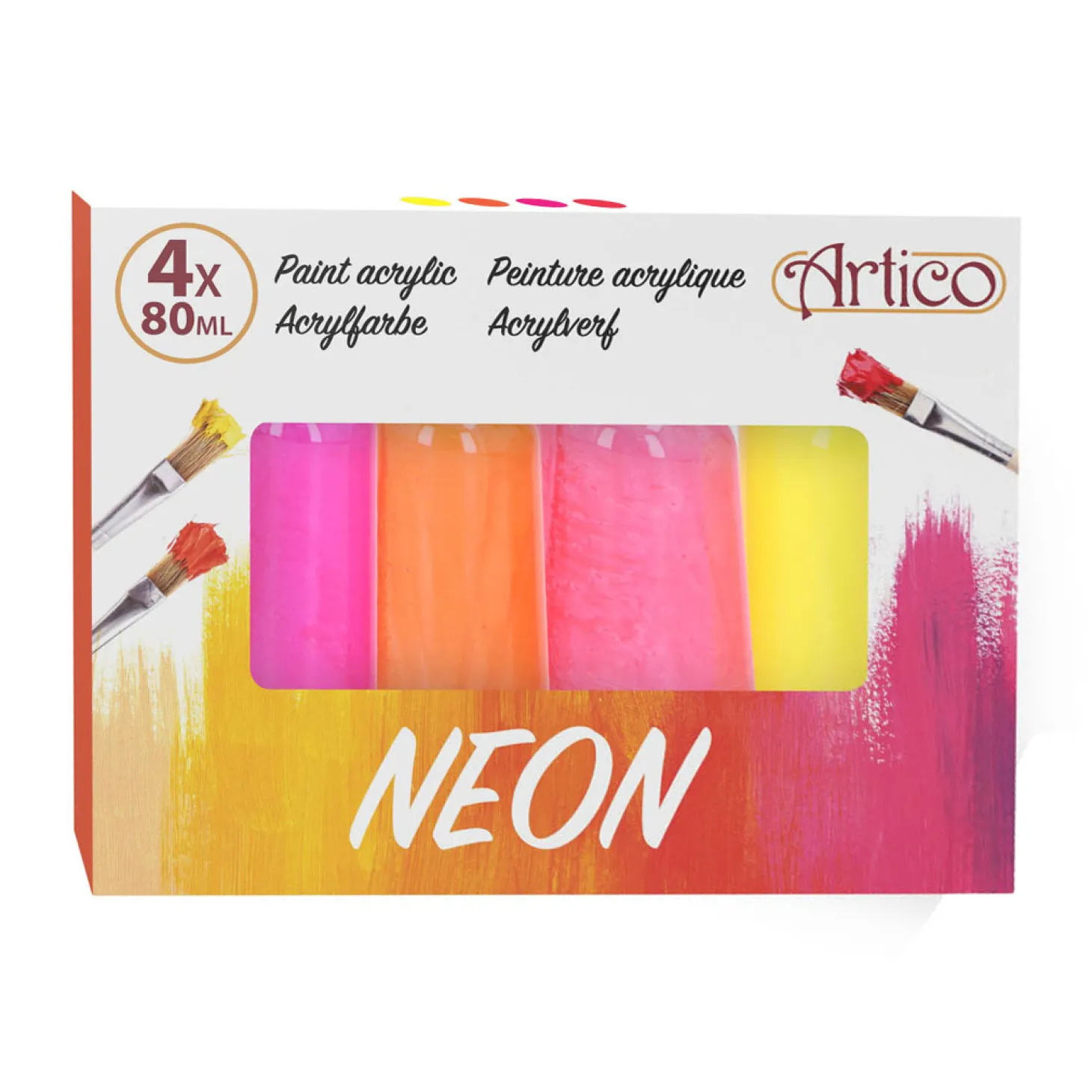 Acrylverf Neon, 4dlg.