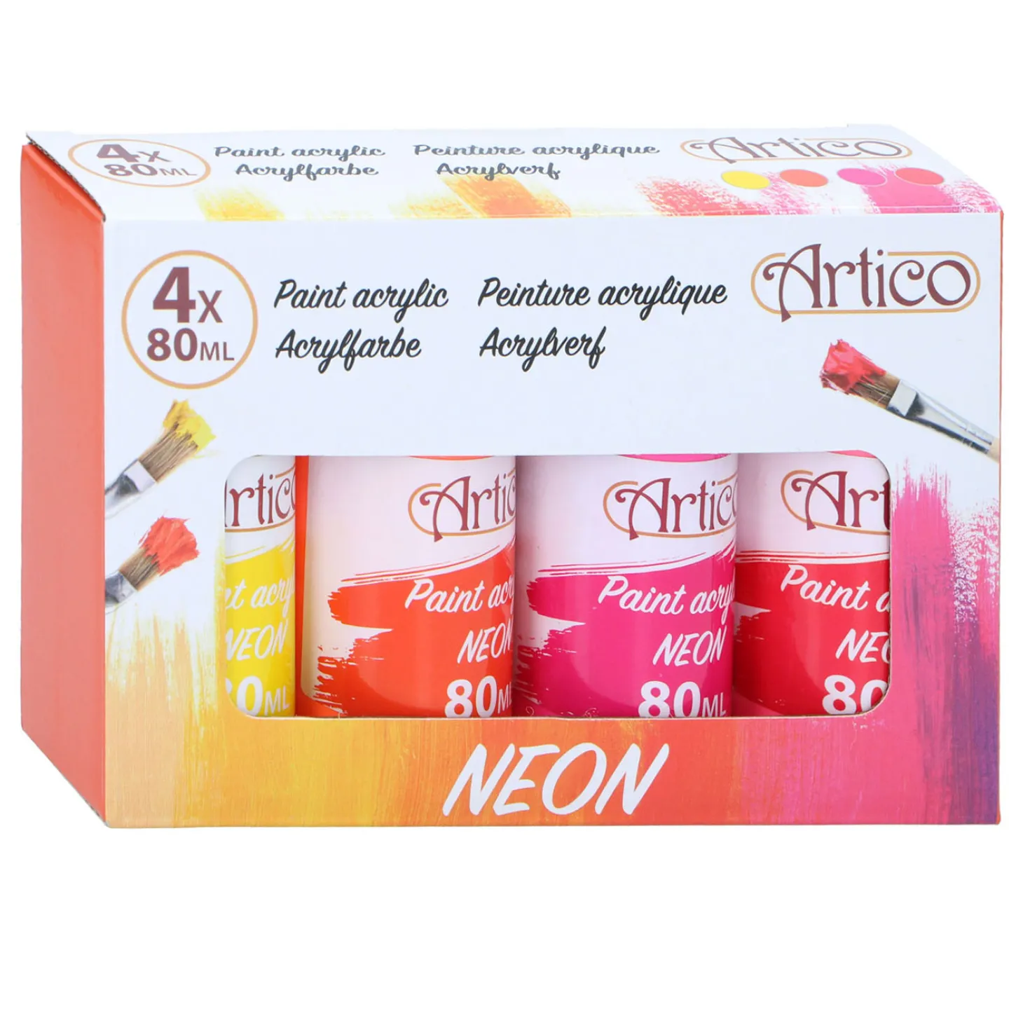 Acrylverf Neon, 4dlg.