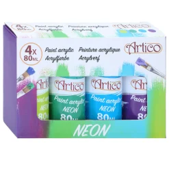 Acrylverf Neon, 4dlg.