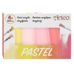 Acrylverf Pastel, 4dlg.
