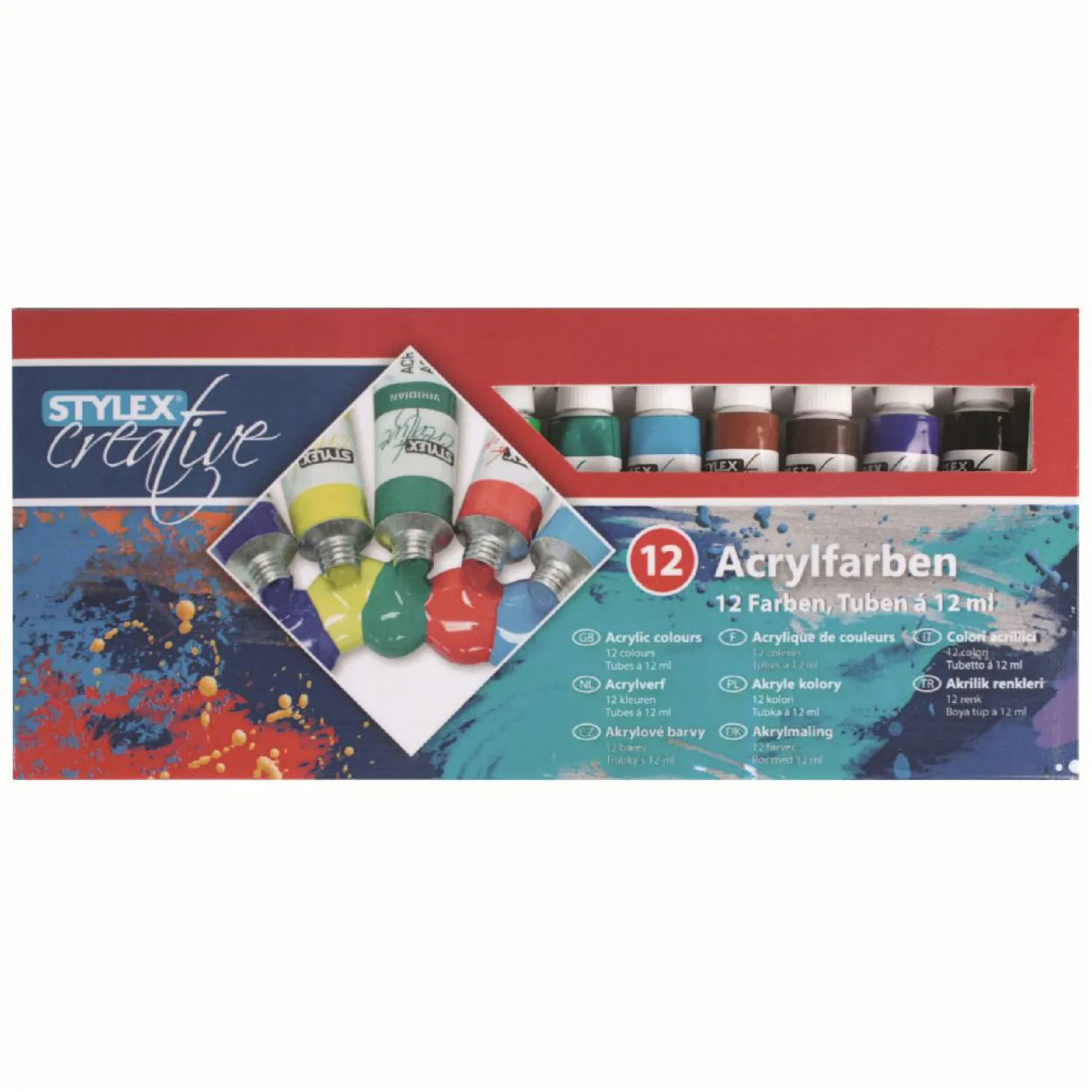 Acrylverf, 12st.