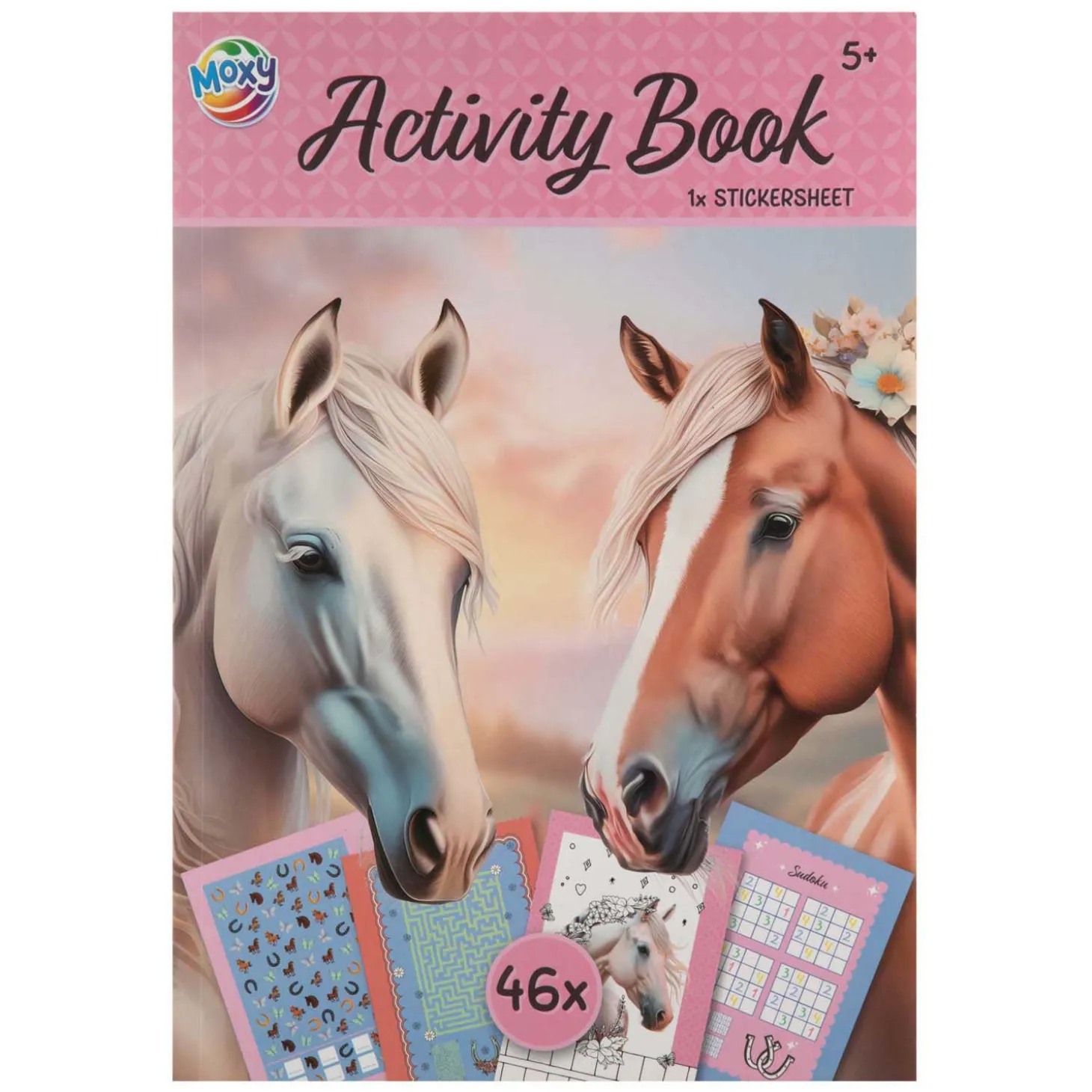 Activiteiten Boek Met Stickers - Paarden