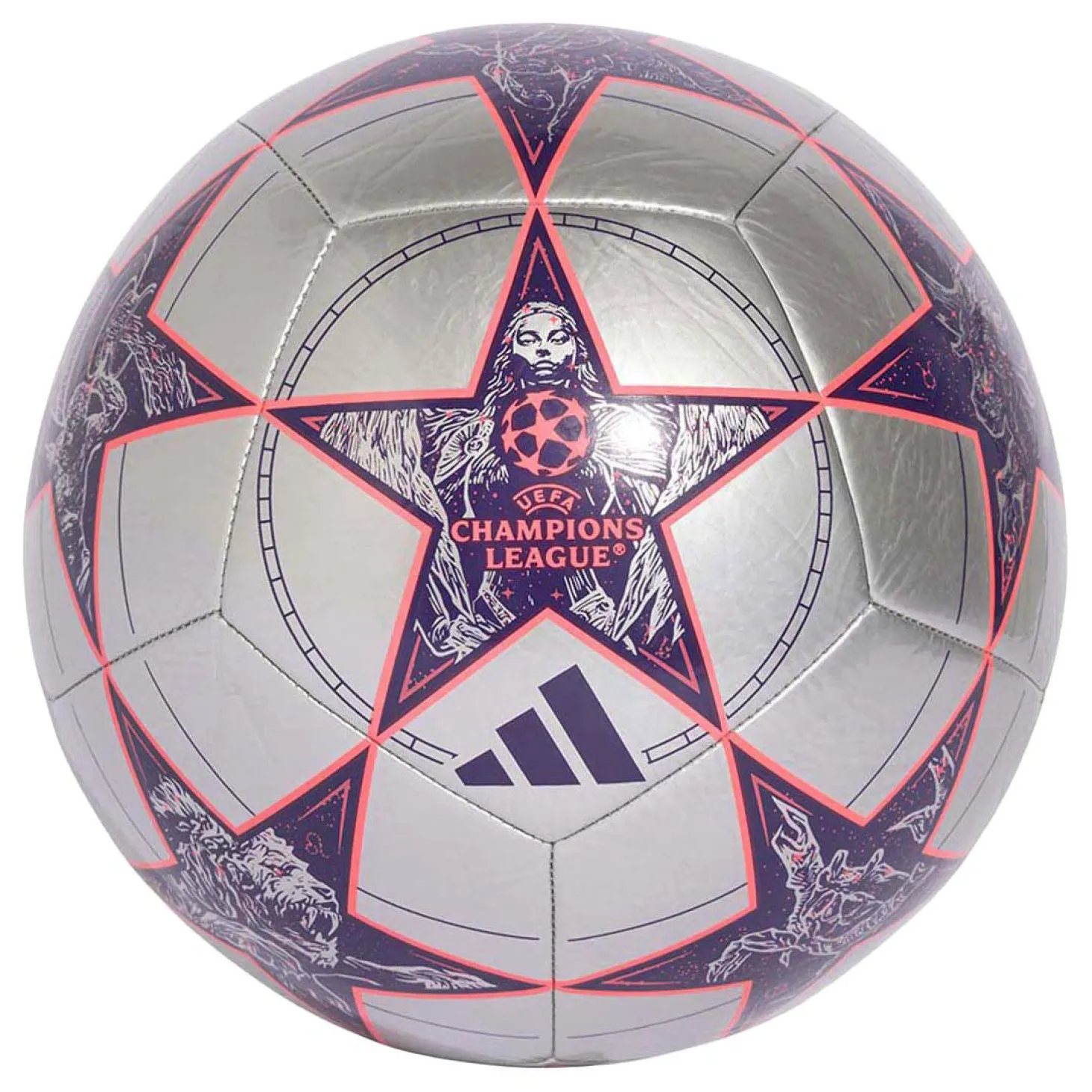 Adidas Champions League Voetbal - Zilver