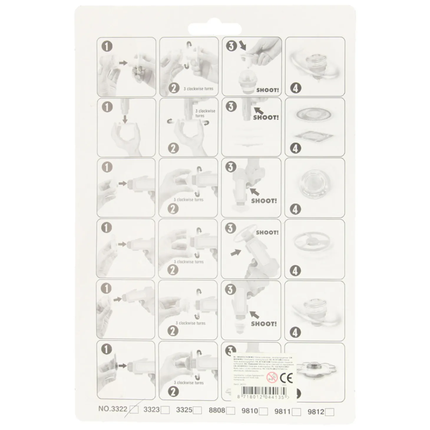 Afschiet Pistool met Tollen