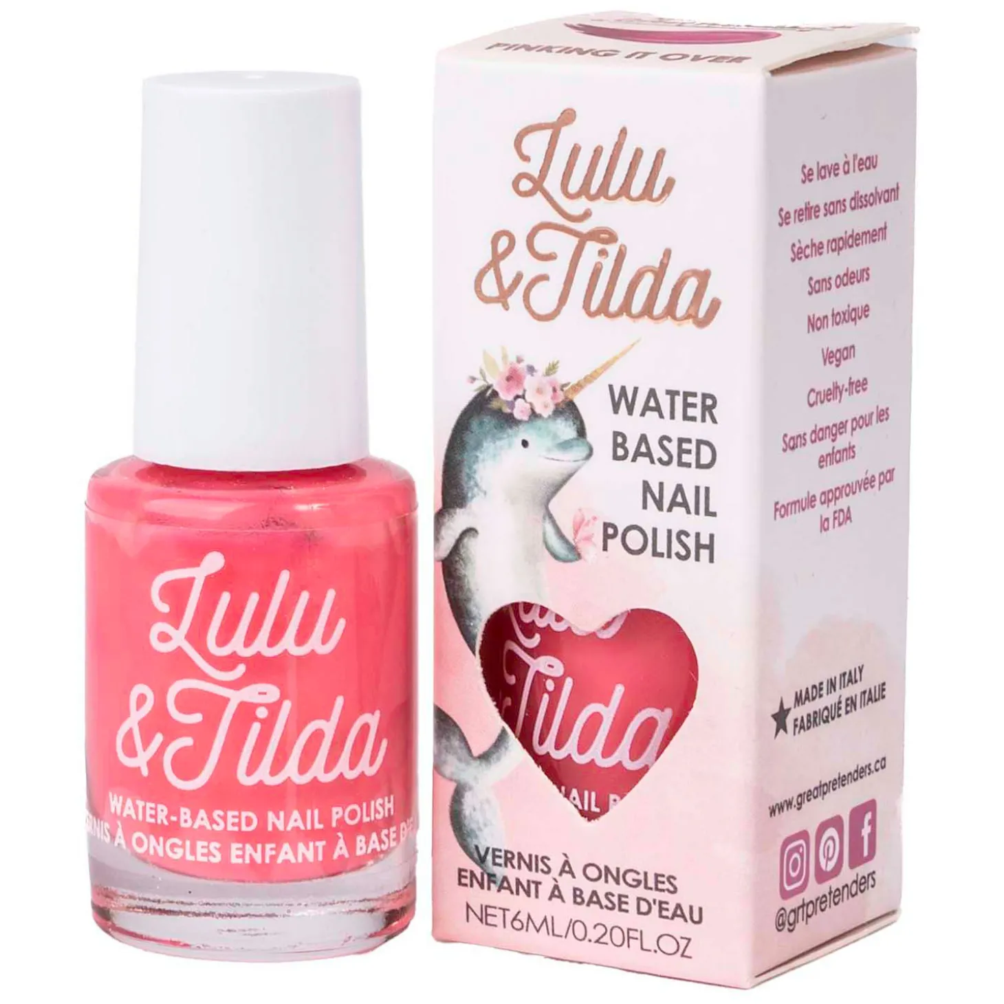 Afwasbare Nagellak - Pinking it Over