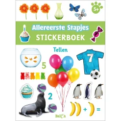 Allereerste Stapjes Stickerboek - Tellen