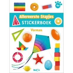 Allereerste Stapjes Stickerboek - Vormen