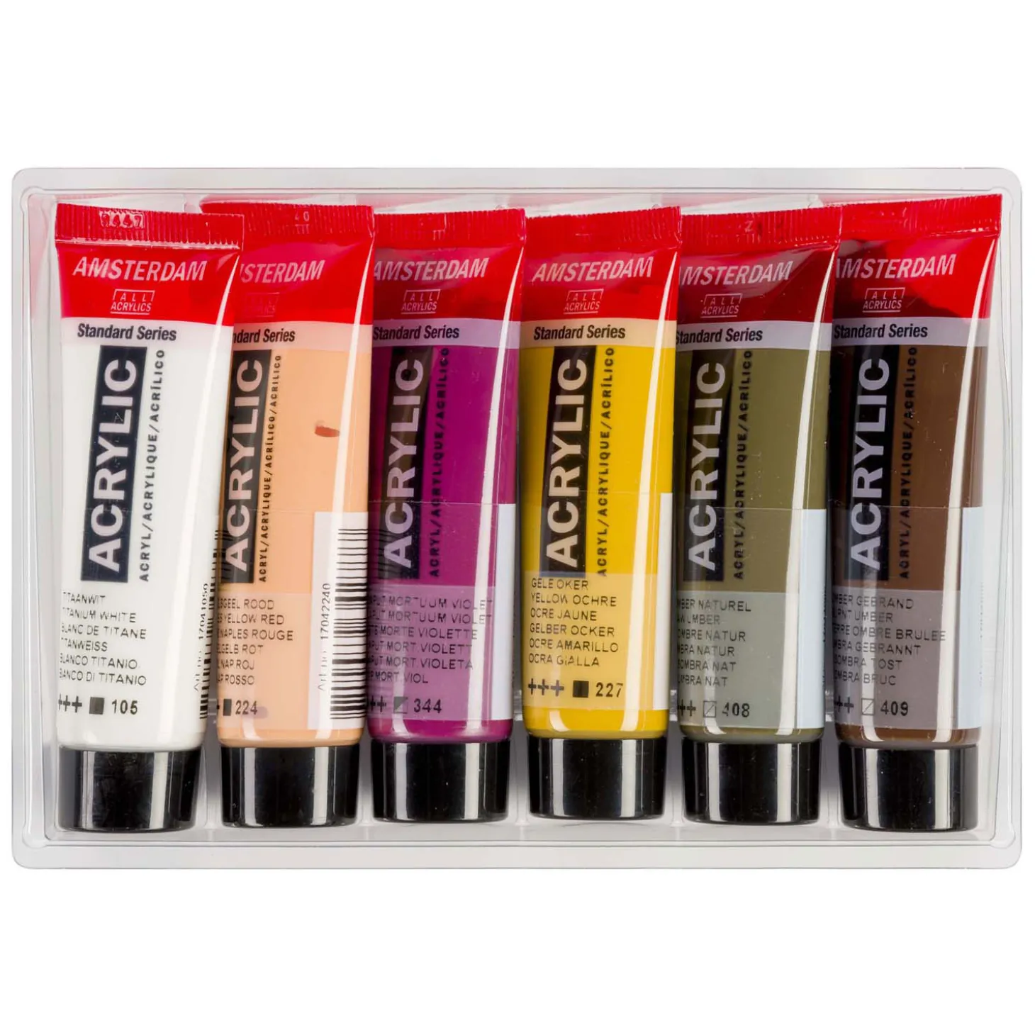 Amsterdam Standard Series Acrylverf Portret Set 20ml, 6dlg.