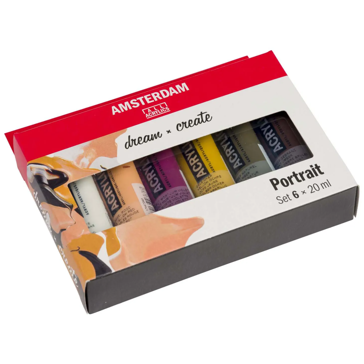 Amsterdam Standard Series Acrylverf Portret Set 20ml, 6dlg.