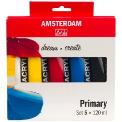 Amsterdam Standard Series Acrylverf Primaire Set 120ml, 5dlg.