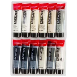 Amsterdam Standard Series Acrylverf Grijze Set 20ml, 12dlg.
