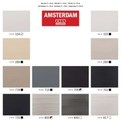 Amsterdam Standard Series Acrylverf Grijze Set 20ml, 12dlg.