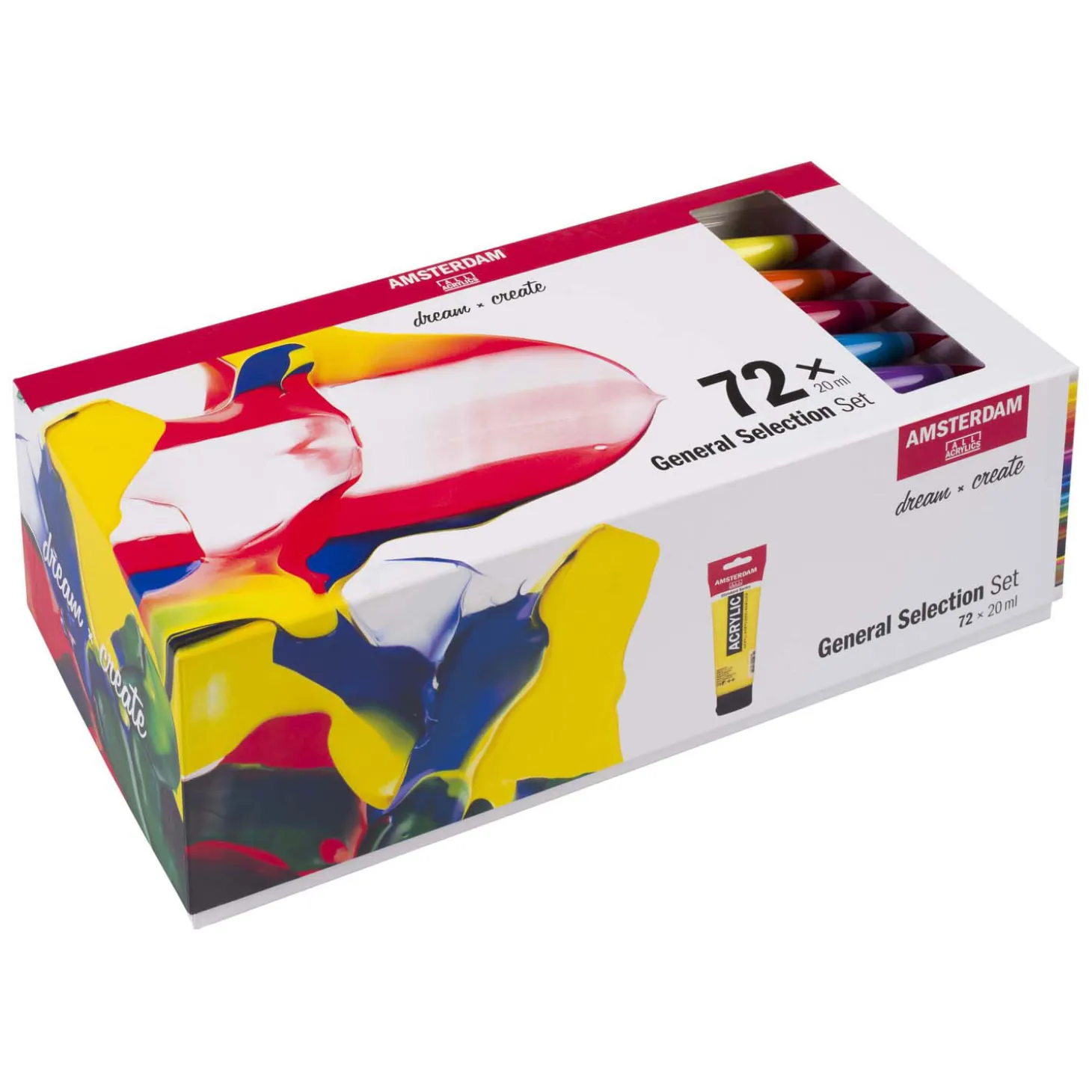 Amsterdam Standard Series Acrylverf Algemene Selectie Set 20ml, 72dlg.