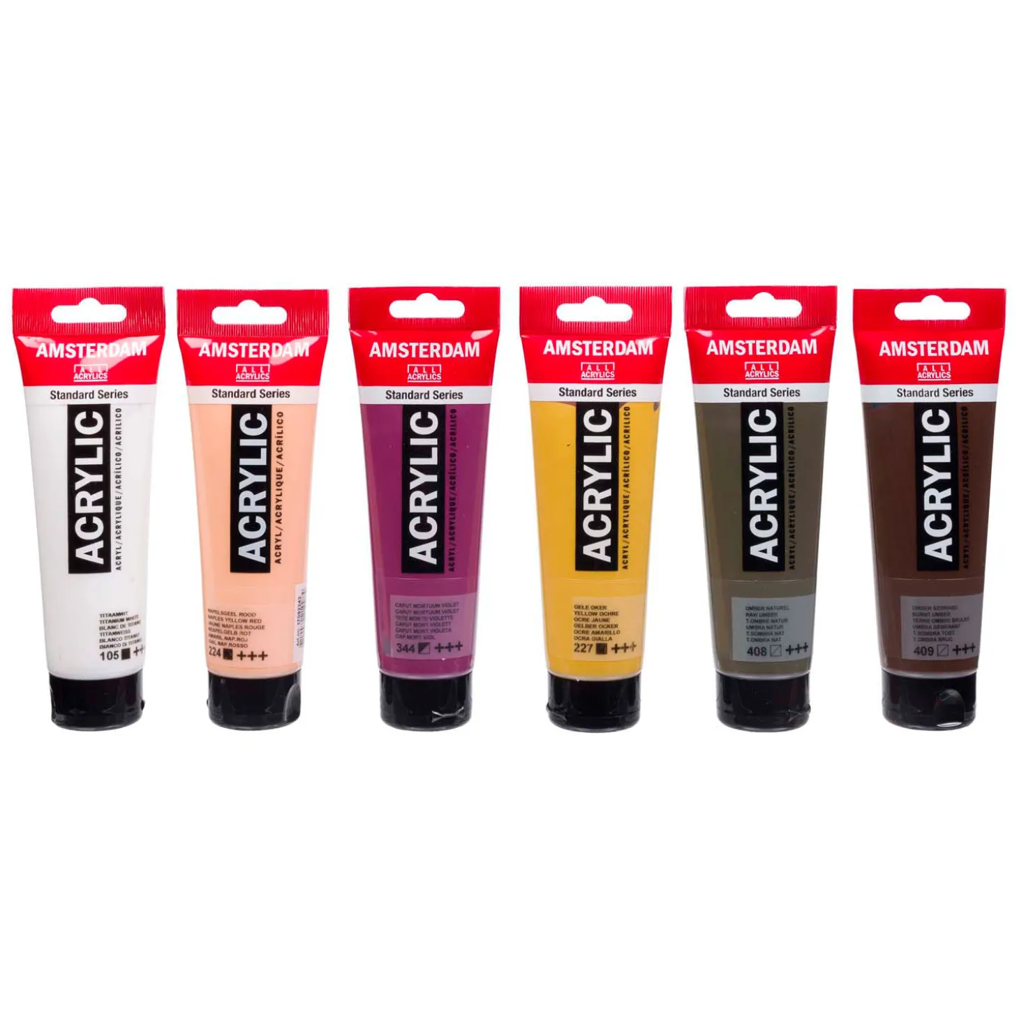 Amsterdam Standard Series Acrylverf Portret Set 120ml, 6dlg.