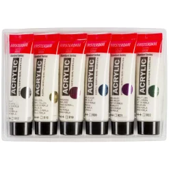 Amsterdam Standard Series Acrylverf Parelmoer Set 20ml, 6dlg.