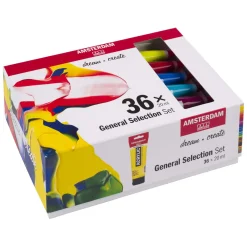 Amsterdam Standard Series Acrylverf Algemene Selectie Set 20ml, 36dlg.