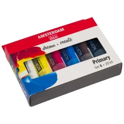 Amsterdam Standard Series Acrylverf Primaire Set 20ml, 6dlg.