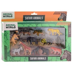 Animal World - Wilde Dieren Speelset, 12dlg.