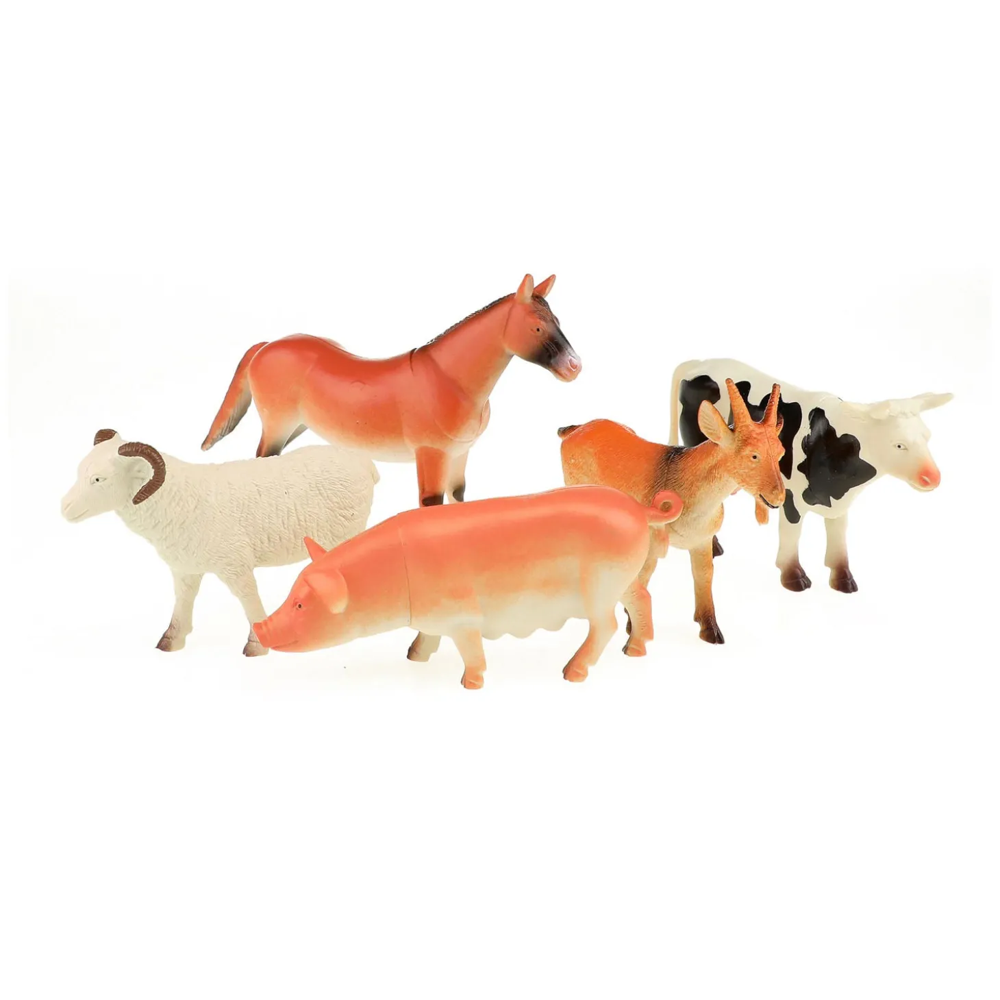 Animal World Boederijdieren Deluxe, 5st.
