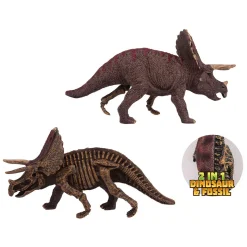 Animal World Tweezijdige Dino - Triceratops