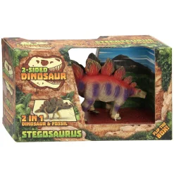 Animal World Tweezijdige Dino - Stegosaurus