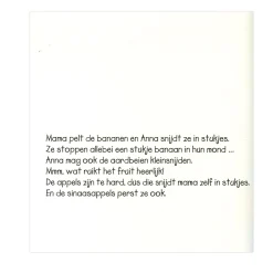 Anna eet graag fruit