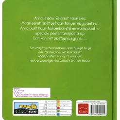 Anna poetst haar tanden