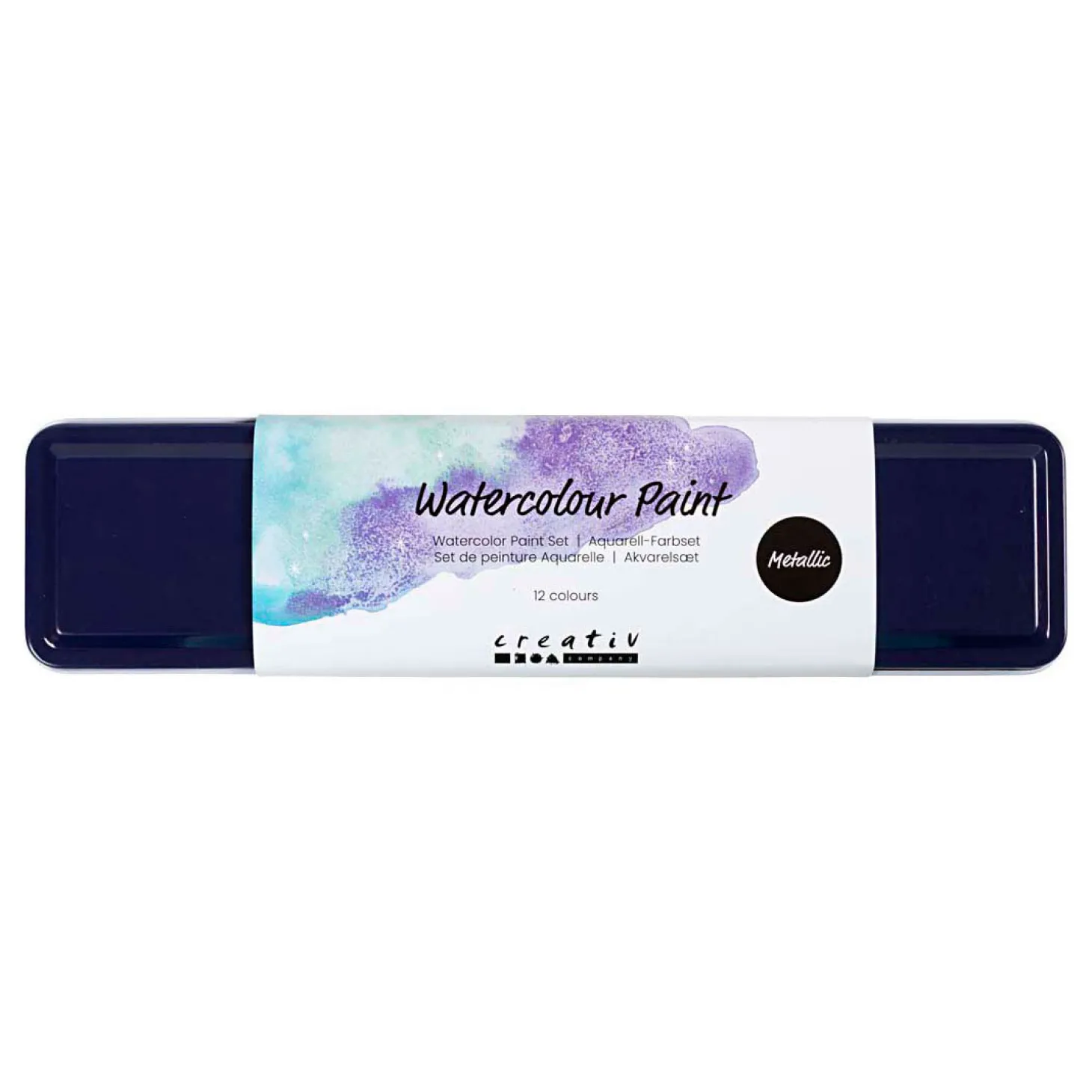 Aquarelset Metallic Kleuren - 12 Kleuren