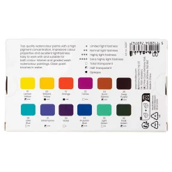 Art Aquarelverf Bloemen en Landschappen - 12 Kleuren