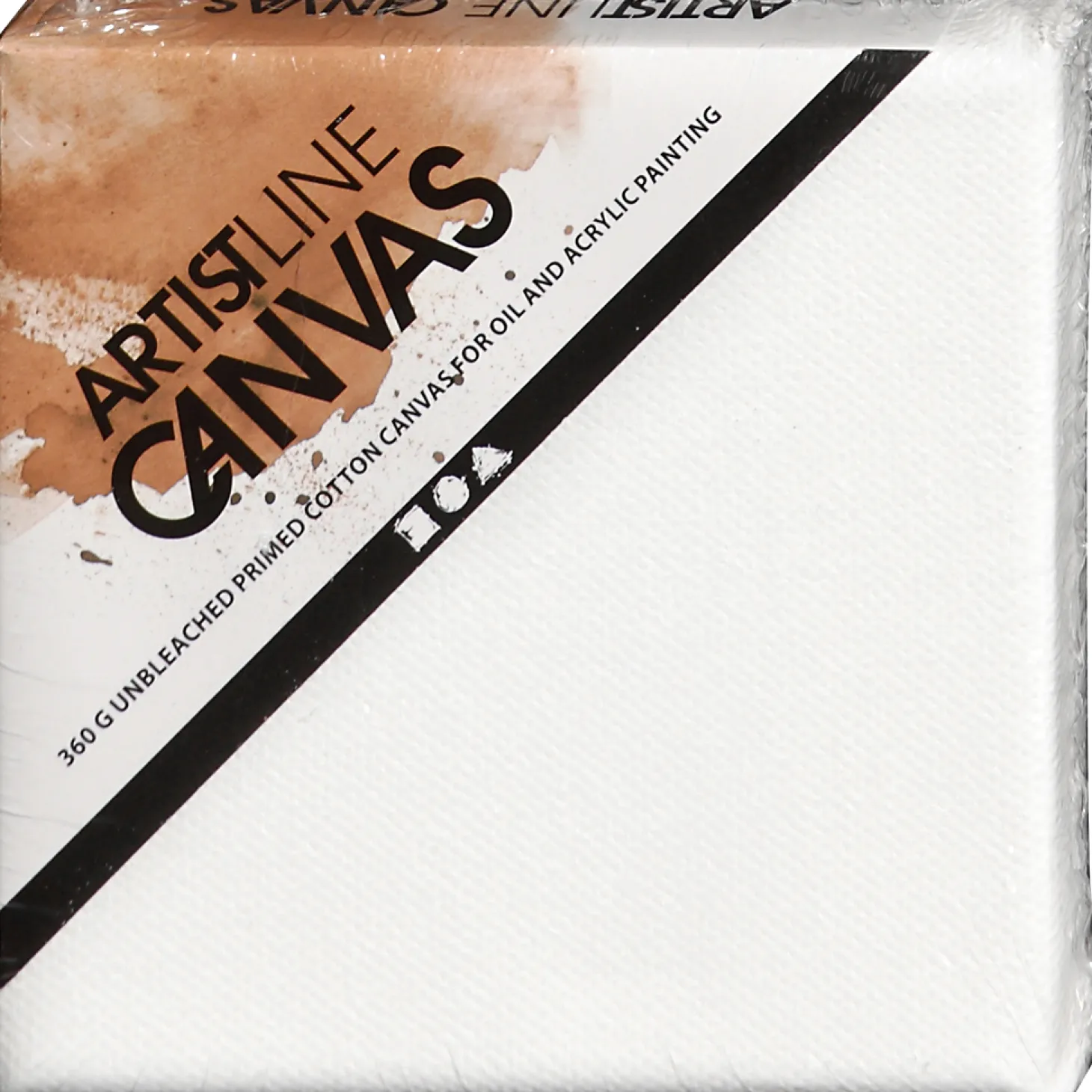Artistline Canvas Wit, 10x10cm