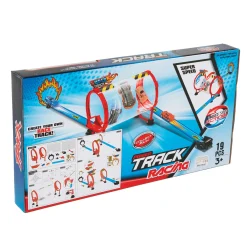 Auto Racebaan Set Koker Duel, 19dlg.