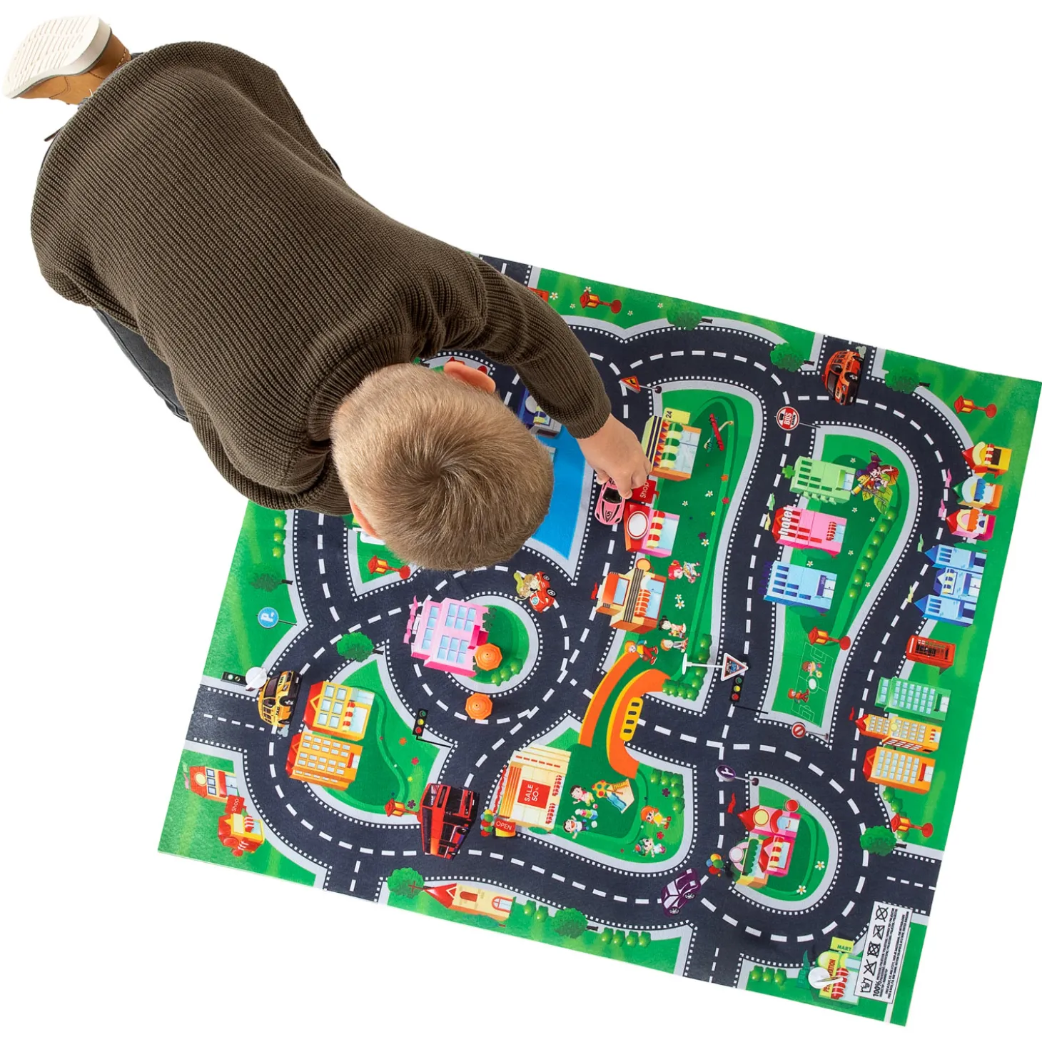 Auto Speelmat, 79x70cm