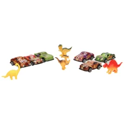 Autoset Dierenprint met Speeldieren